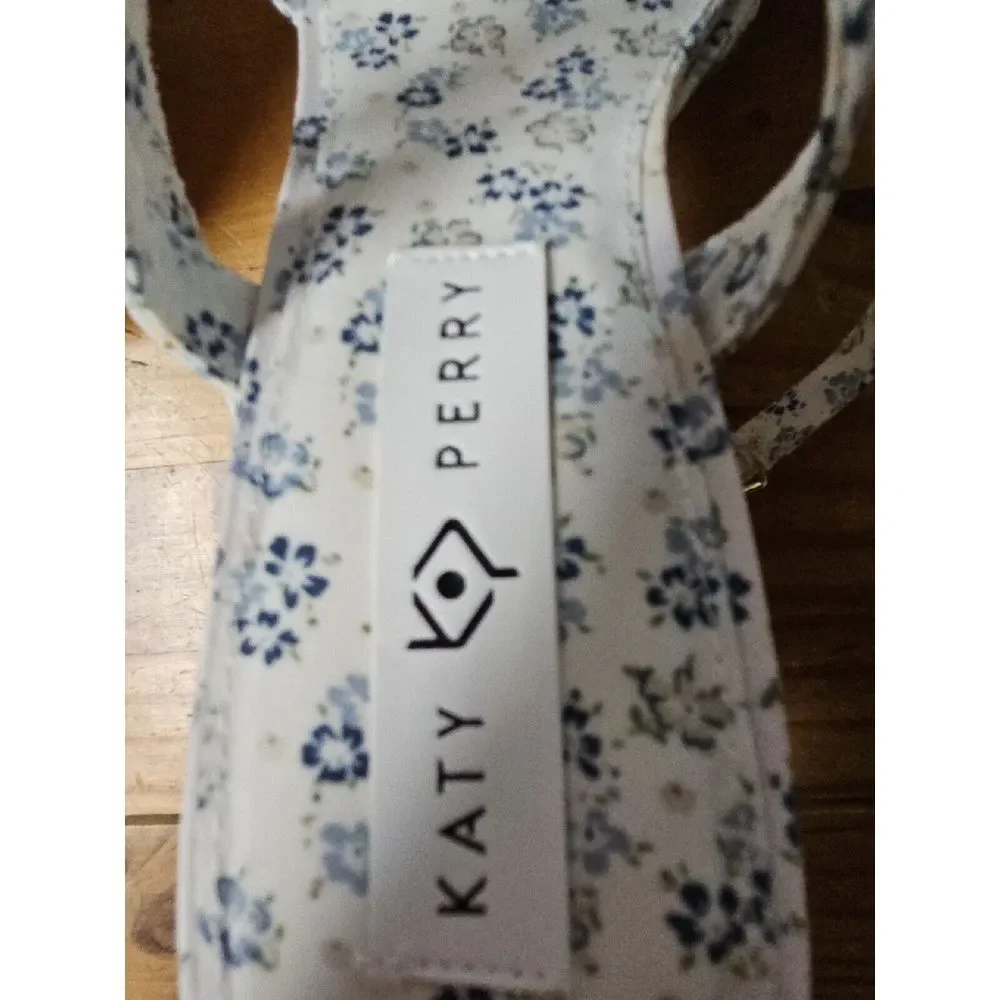 Katy Perry Women's The Meadow Classic‎ Platform, Navy Multi, 9.5M